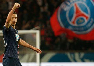 زلاتان ایبراهیموویچ|پاریس سن ژرمن 4 - 1 سنت ایتن / جام حذفی