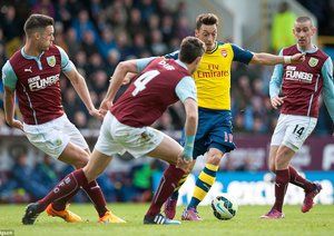 مسوت اوزیل|بِرنلی 0 - 1 آرسنال / لیگ جزیره