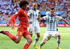 مروان فلینی - ماریا باسانتا|تقابل ماریا باسانتا از آرژانتین با مروان فلینی از تیم ملی بلژیک.