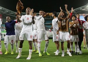 شادی بازیکنان امارات