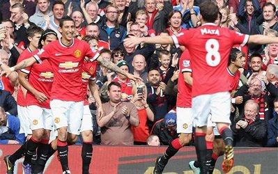 لیگ برتر | برتری شیاطین سرخ با گلزنی دی‌ماریا و فالکائو