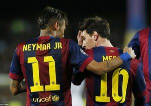 نیمار - لیونل مسی|بارسلونا 2 - 0 پاریس سن ژرمن / لیگ قهرمانان اروپا