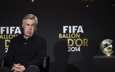 آنچلوتی بهترین مربی باشگاهی سال 2014