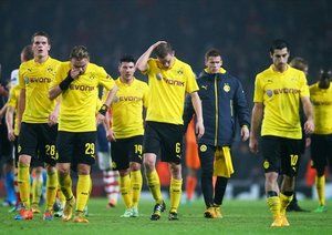 بازیکنان دورتموند|آرسنال 2 - 0 بوروسيا دورتموند / لیگ قهرمانان