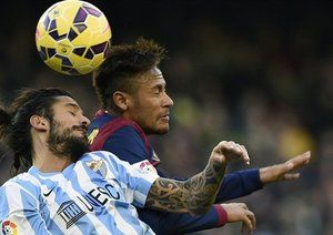 نیمار|بارسلونا 0 - 1 مالاگا / لالیگا