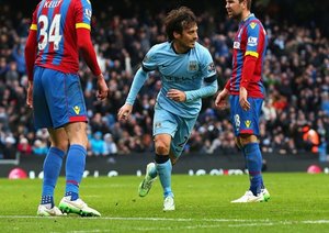 داوید سیلوا|منچستر سیتی 3 - 0 کریستال پالاس / لیگ جزیره