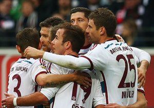 ماریو گوتزه|اینتراخت فرانکفورت 0 - 4 بایرن مونیخ / بوندسلیگا