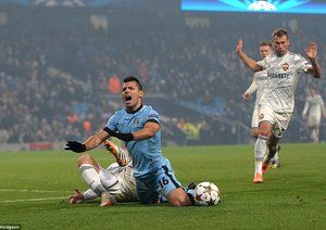 سرخیو آگرو|منچستر سیتی 1 - 2 زسكا مسكو / لیگ قهرمانان