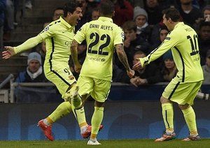 لوئیس سوارز|منچستر سیتی 1 - 2 بارسلونا / لیگ قهرمانان