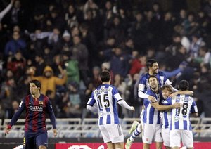 شادی بازیکنان سوسیداد