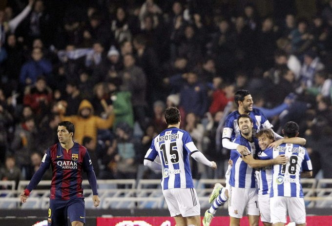 شادی بازیکنان سوسیداد