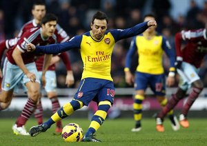 سانتی کازورلا|وستهام 1 - 2 آرسنال / لیگ جزیره