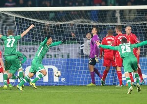 شادی بازیکن لادوگورتس