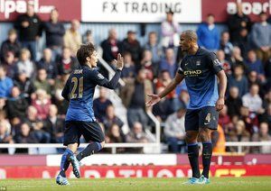 داوید سیلوا|وستهام 2 - 1 منچستر سیتی / لیگ جزیره