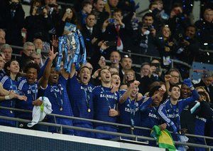 جشن قهرمانی آبی پوشان لندن|چلسی 2 - 0 تاتنهام / جام اتحادیه