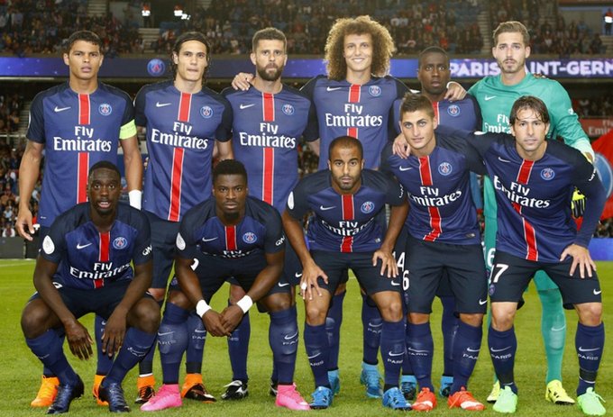 بازیکنان پاریس سن ژرمن