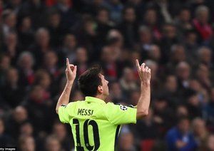 لئو مسی|آژاكس 0 - 2 بارسلونا / لیگ قهرمانان