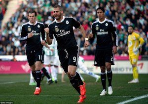 کریم بنزما|کوردوبا 1 - 2 رئال مادرید / لالیگا