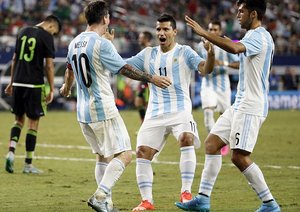 لیونل مسی|آرژانتین 2 - 2 مکزیک / دیدار دوستانه