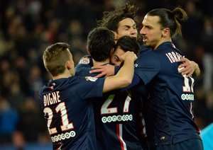 شادی بازیکنان پاریس سن ژرمن