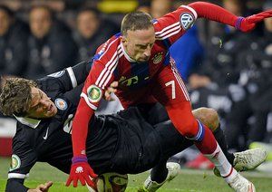 فرانک ريبری|بایرن مونیخ 2 - 0 اینتراخت بران شوایگ / جام حذفی