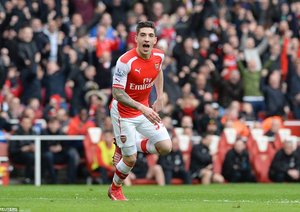 هکتور بِلِرین|آرسنال 4 - 1 لیورپول / لیگ جزیره