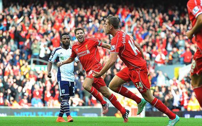 لیگ جزیره | لیورپول ۲ -  وست‌برومویچ ۱ / پیروزی خانگی لیورپول مقابل وست‌برومویچ