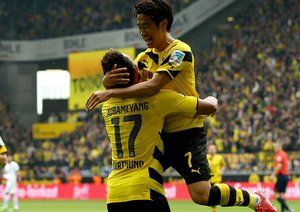 پیر امریک اوباميانگ|بوروسيا دورتموند 2 - 0 اینتراخت فرانکفورت / بوندسلیگا