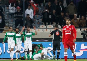 شادی بازیکنان ذوب آهن