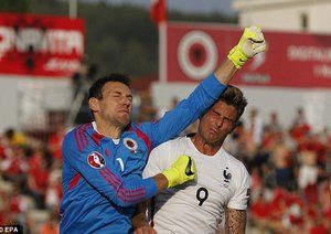 اليوير ژیرود|آلبانی 1 - 0 فرانسه / دیدار دوستانه