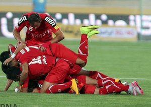 شادی بازیکنان پرسپولیس