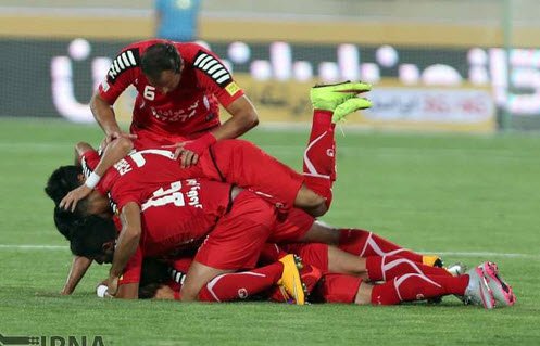 شادی بازیکنان پرسپولیس