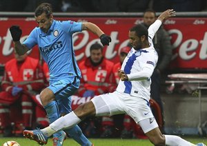 پابلو اوسوالدو|اینترمیلان 2 - 1 دنیپرو دنیپروپتروفسک / لیگ اروپا