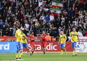 جواد نکونام|سوئد 3 - 1 ایران / دیدار دوستانه