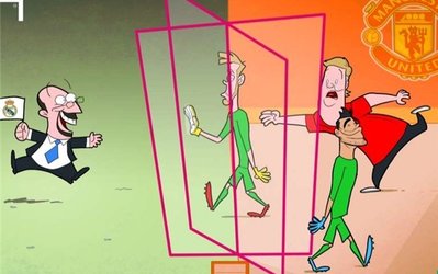 کاریکاتور روز | رومرو آمد تا دخئا به رئال برود؟