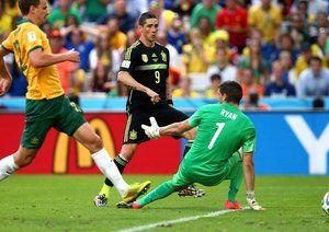 فرناندو خوزه تورس|استرالیا 0-3 اسپانیا / مرحله گروهی جام جهانی