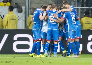 شادی بازیکنان هوفنهیام|هوفنهايم 1 - 1 بوروسيا دورتموند / بوندسلیگا