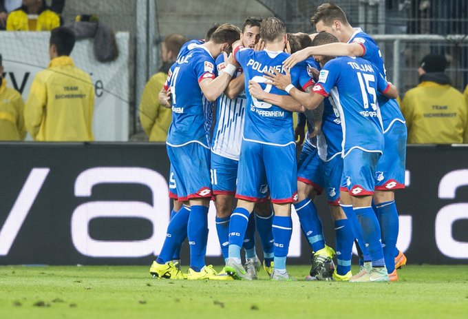 شادی بازیکنان هوفنهیام