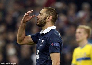 کریم بنزما|فرانسه 1 - 0 سوئد / دیدار دوستانه