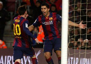 لیونل مسی - لوئیس سوارز|بارسلونا 3 - 1 ویارئال / جام حذفی