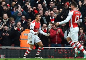 الکسیس سانچز|آرسنال 3 - 0 استوک سیتی / لیگ جزیره