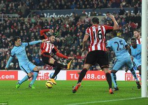 استیون فلچر|ساندرلند 1 - 4 منچستر سیتی / لیگ جزیره