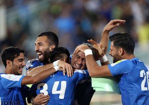 شادی بازیکنان استقلال