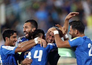 شادی بازیکنان استقلال|استقلال تهران 2 - 1 نفت تهران / لیگ برتر