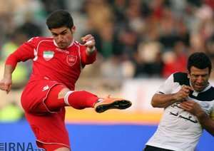 شوت بازیکن پرسپولیس