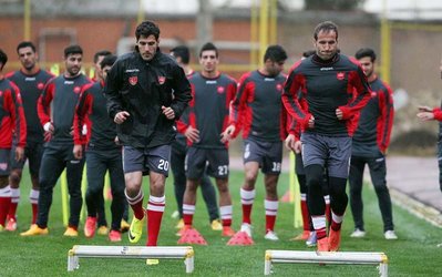 اولین تمرین پرسپولیس در امارات برگزار شد