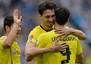 لواندوفسکی|شادی لواندوفسکی از گلزنی مقابل هرتا برلین