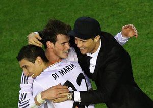 دی ماریا - کریس رونالدو - گرت بیل|سادی سه ستاره  رئال