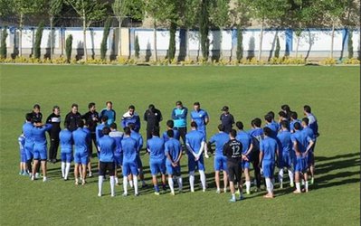 زمان تمرین استقلال امروز استقلال تغییر کرد