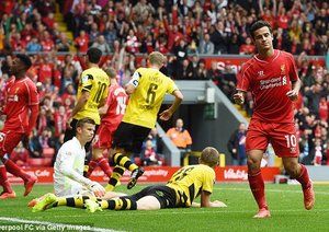 فیلیپه کوتینیو|لیورپول 4-0 دورتموند / بازی دوستانه